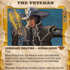 Annie Flash, the Veteran (OTJ-291) - Outlaws of Thunder Junction: (Showcase) (Borderless) Foil - Image 1