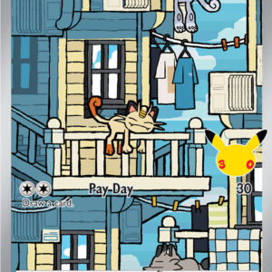 Meowth - 144/128 - Illustration Rare - Pokémon 30th Celebration - Image 1
