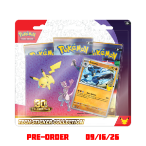 Pokémon 30th Celebration Tech Sticker Collection (Lucario) - Image 1