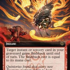 Flashback (Extended Art) (SOS-333) - Secrets of Strixhaven Foil - Image 1