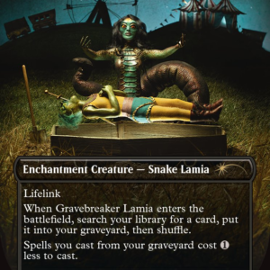 Gravebreaker Lamia (SLD-1643) - Secret Lair Drop (Borderless) - Image 1