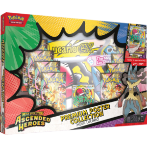 Mega Evolution: Ascended Heroes Premium Poster Collection (Mega Lucario) - Image 1