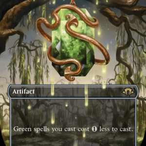 Emerald Medallion (Borderless) (MH3-345) - Modern Horizons 3 (Borderless) Foil - Image 1