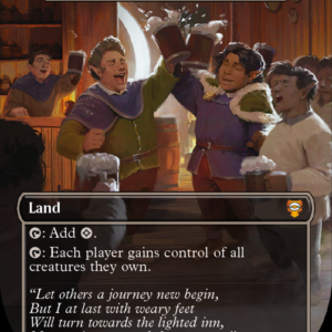 Green Dragon Inn - Homeward Path (LTC-365) - Tales of Middle-earth Commander / Green Dragon Inn (Borderless) Foil - Image 1