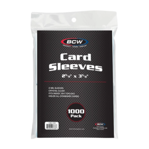 1000 BCW Standard Card Sleeves - Image 1