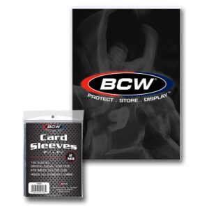 100 BCW Standard Card Sleeves - Image 1